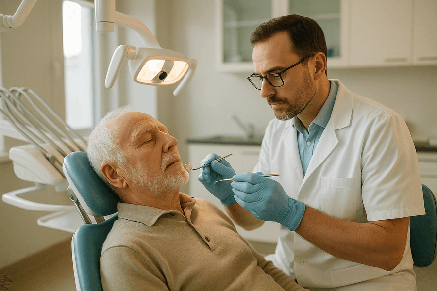 Envejecer requiere cuidados dentales para evitar enfermedades como la periodontitis. Las revisiones regulares mejoran la salud oral y la calidad de vida de los mayores.