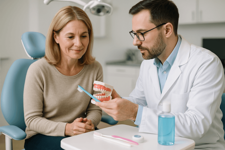 La gingivitis es una enfermedad periodontal común y prevenible que causa encías inflamadas y sangrado. Mantén buena higiene oral para evitarla.