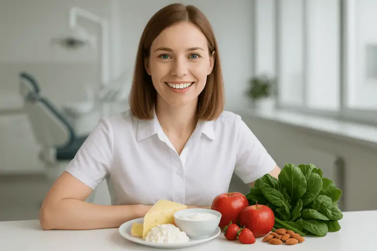 Mejora tu sonrisa y salud bucal con una dieta rica en nutrientes como calcio, vitamina C y fibra. Incorpora agua, lácteos, verduras, frutas y frutos secos para prevenir enfermedades y mantener una buena higiene oral. ¡Cuida tu boca de forma natural!