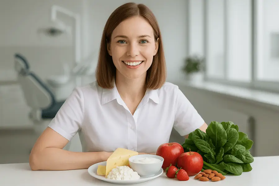 Mejora tu sonrisa y salud bucal con una dieta rica en nutrientes como calcio, vitamina C y fibra. Incorpora agua, lácteos, verduras, frutas y frutos secos para prevenir enfermedades y mantener una buena higiene oral. ¡Cuida tu boca de forma natural!